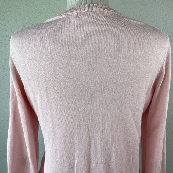 Marled Reunited Credits Pink Button Cardigan Sweater Size M EUC - Picture 5 of 8